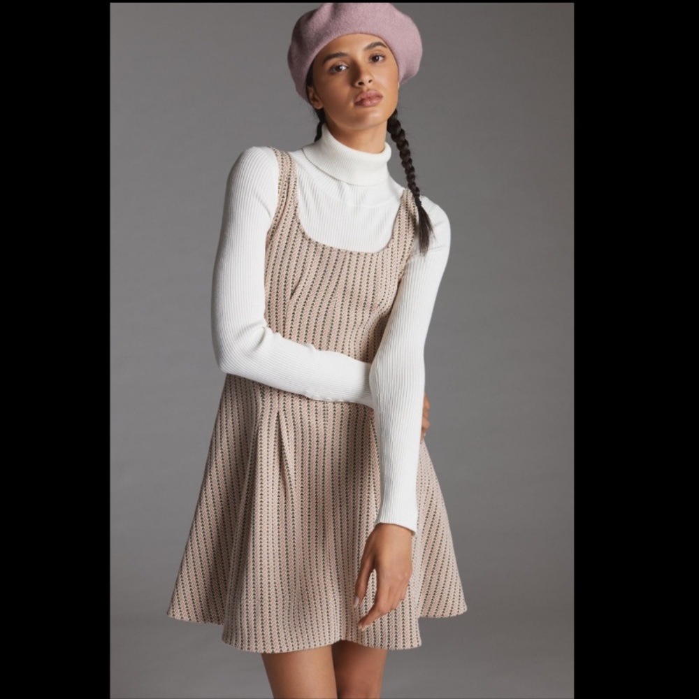 Anthropologie NWT Maeve Jacquard Mini Dress Size XL.